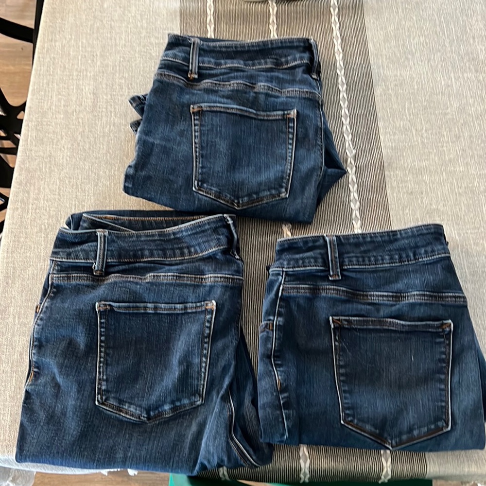 Size 18 High-Rise Skinny Jeans Bundle - Maurices (3 pairs)